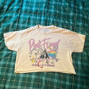 pink floyd crop top